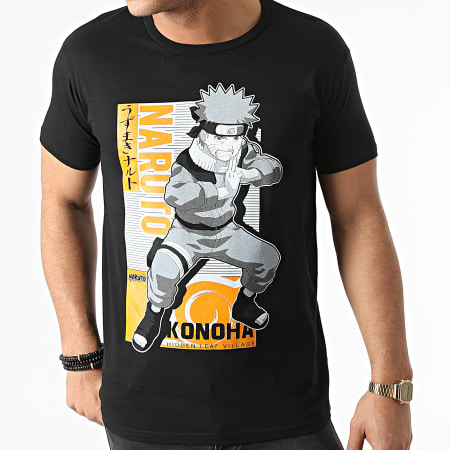Naruto - Camiseta MENARUTTS061 Negro