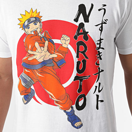 Naruto - Tee Shirt MENARUTTS118 Blanc