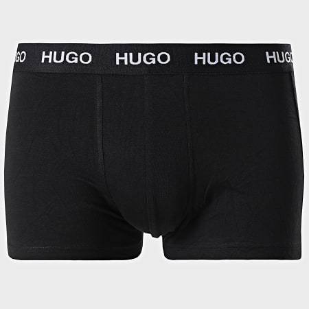 HUGO - Lot De 3 Boxers 50449351 Noir Blanc Gris