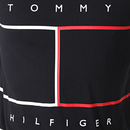 Tommy Hilfiger - Tee Shirt Large RWB Flag 5044 Bleu Marine