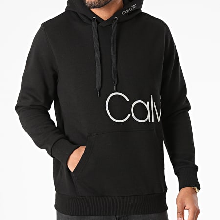 Calvin Klein - Felpa con cappuccio R-Camouflage Logo 9041 Nero