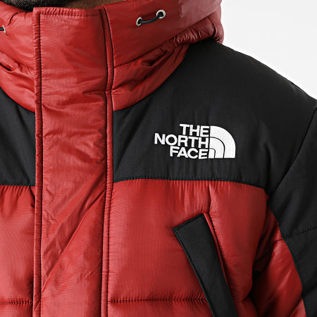 The North Face - Doudoune Capuche Himalayan Insulation A4QZ5 Rouge Brique Noir