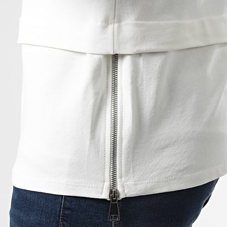 Uniplay - Maglietta oversize a maniche lunghe UP-T827 Bianco