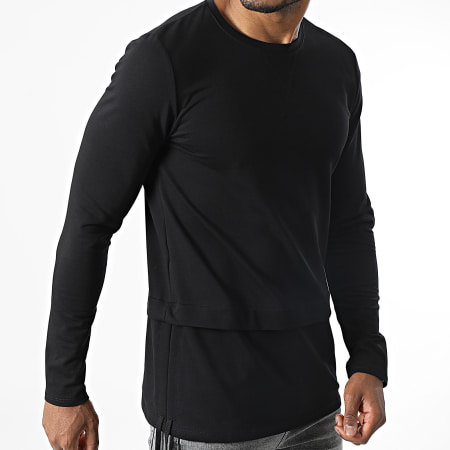 Uniplay - Tee Shirt Manches Longues Oversize UP-T827 Noir