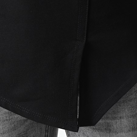 Uniplay - Tee Shirt Oversize Manches Longues Col Roulé UP-T830 Noir