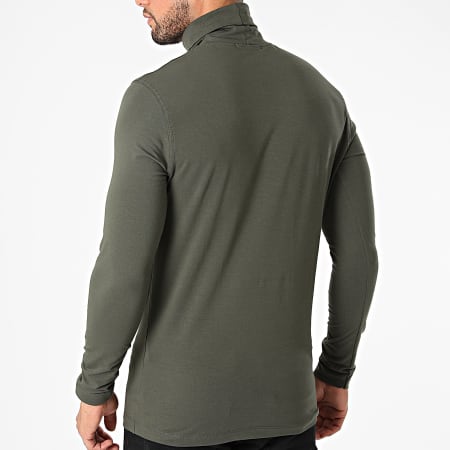 Uniplay - Maglietta dolcevita a maniche lunghe UY720 Verde Khaki