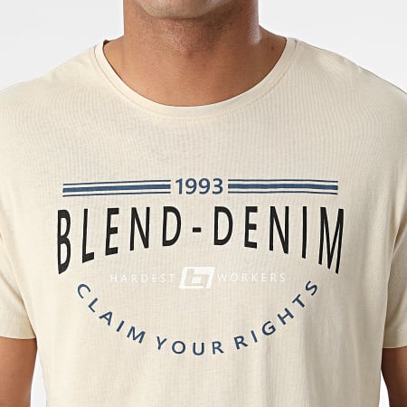 Blend - Tee Shirt 20712780 Beige
