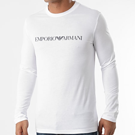 Emporio Armani - Maglietta a maniche lunghe 8N1TN8-1JPZZ Bianco