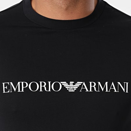 Emporio Armani - Tee Shirt Manches Longues 8N1TN8-1JPZZ Bleu Marine