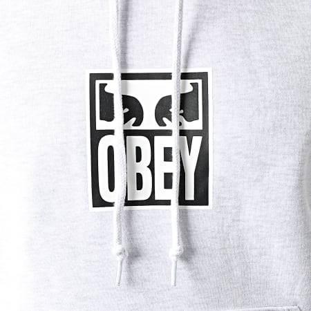 Obey - Sweat Capuche Eyes Icon 3 Gris Chiné