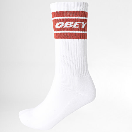 Obey - Coppia di calzini Cooper II bianco mattone