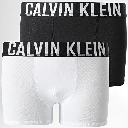 Calvin Klein - Lot De 2 Boxers Enfant 0344 Noir Blanc
