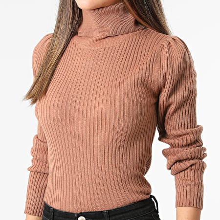 Only - Pull Col Roulé Femme Lina Camel