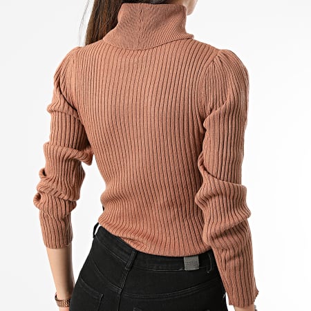 Only - Pull Col Roulé Femme Lina Camel
