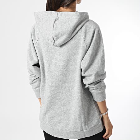 Only - Sweat Capuche Femme Naja Life Gris Chiné