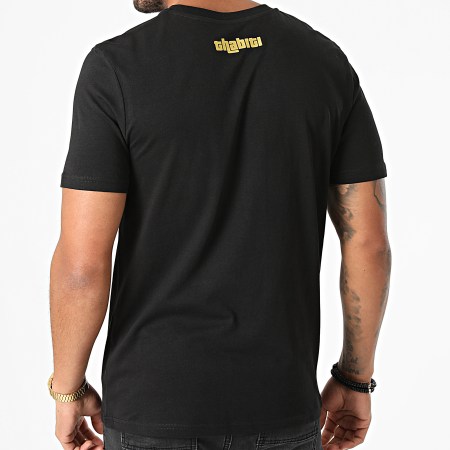 Narende - Camiseta Costa Azzura Negro Oro