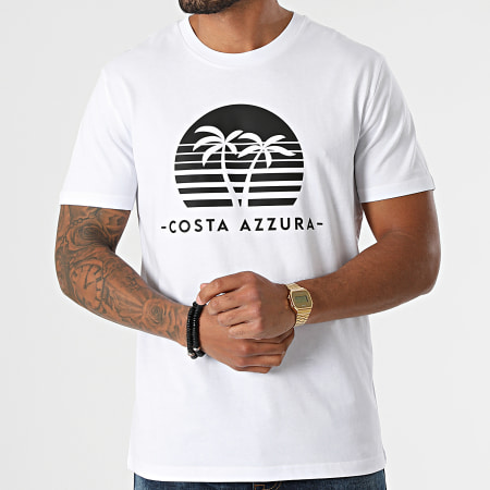 Narende - Costa Azzura Tee Shirt Bianco Nero