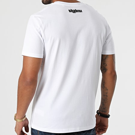 Narende - Camiseta Costa Azzura Blanco Negro
