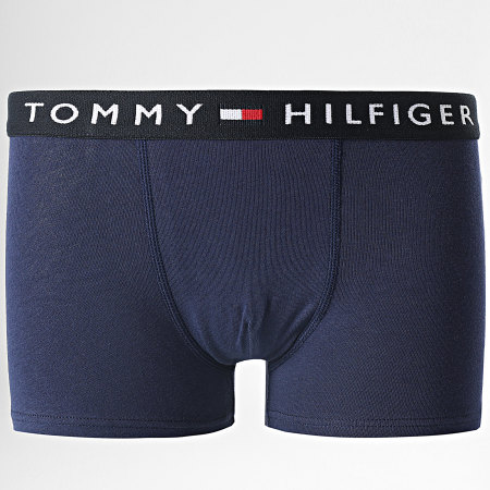 Tommy Hilfiger - Lot De 2 Boxers Enfant 0341 Vert Kaki Bleu Marine