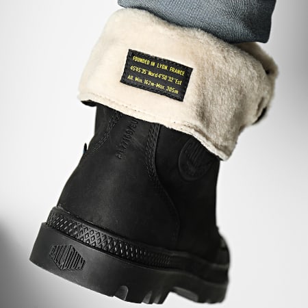 Palladium - Boots Baggy Leather Essential WPS 77168 Black Black