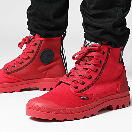 Palladium Boots Pampa Dare Survive 77215 Red Salsa