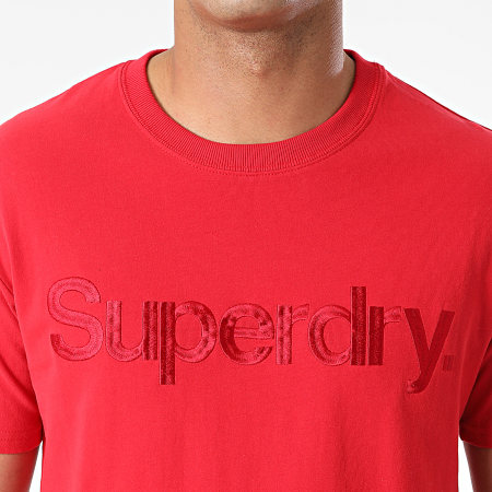Superdry - Tee Shirt M1011213A Rouge