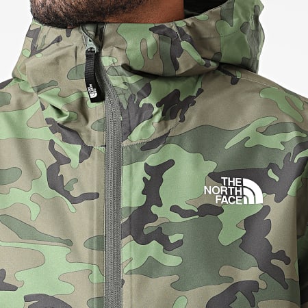 The North Face - Coupe-Vent Camouflage A558H Vert Kaki