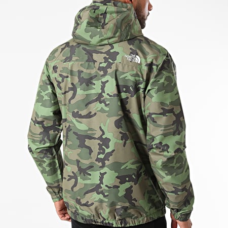 The North Face - Coupe-Vent Camouflage A558H Vert Kaki
