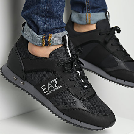 EA7 Emporio Armani - Sneakers X8X027-XK219 Nero Iron Gate Argento