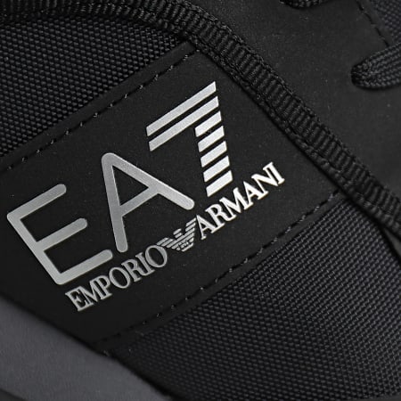 EA7 Emporio Armani - Baskets X8X027-XK219 Black Iron gate Silver