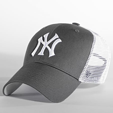 '47 Brand - Casquette Trucker MVP Adjustable New York Yankees Gris Blanc