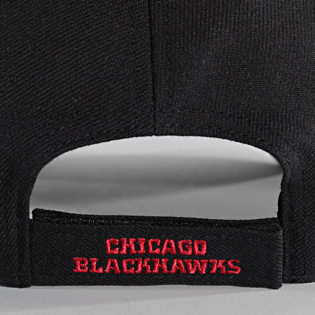 '47 Brand - Gorra ajustable Chicago Blackhawks MVP negra