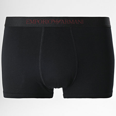 Emporio Armani - Lot De 3 Boxers 111625-1A722 Bordeaux Noir