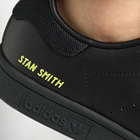 Adidas Originals - Baskets Stan Smith H00326 Core Black Semi Solar Yellow