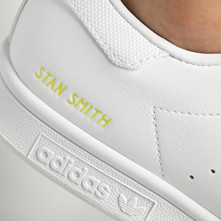 Adidas Originals - Baskets Stan Smith H00327 Cloud White Semi Solar Yellow