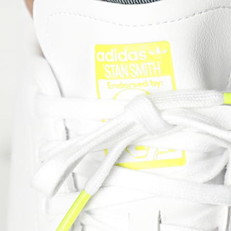 Adidas Originals - Baskets Stan Smith H00327 Cloud White Semi Solar Yellow