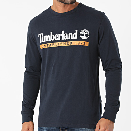 Timberland - Tee Shirt Manches Longues A2AWK Bleu Marine