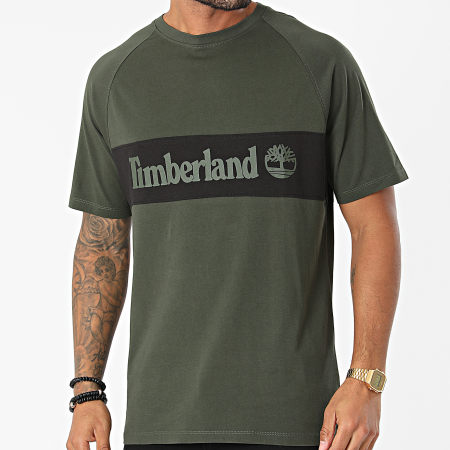 Timberland - Tee Shirt A22K4 Vert Kaki