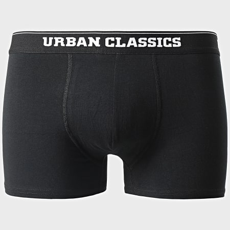 Urban Classics - Lot De 5 Boxers TB4417 Blanc Gris Chiné Bleu Marine Noir