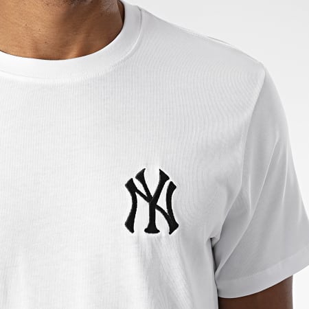 '47 Brand - Tee Shirt New York Yankees Embroidery Southside Blanc
