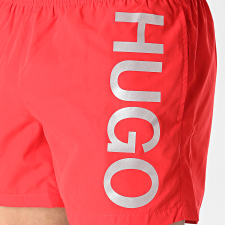 HUGO - Short De Bain Abas 50451173 Rouge Argenté