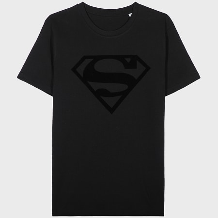 DC Comics - Camiseta Infantil Logo Negro Negro