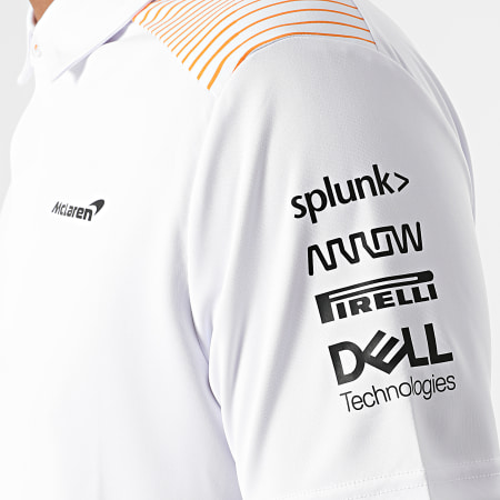 McLaren - Polo Manches Courtes 701206581 Blanc