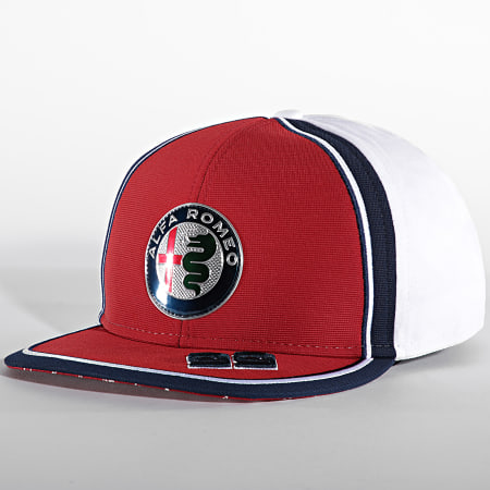 Casquette Alfa Romeo Racing Kimi Räikkönen - Taille Unique Réglable, Rouge/bleu, 100% Polyester