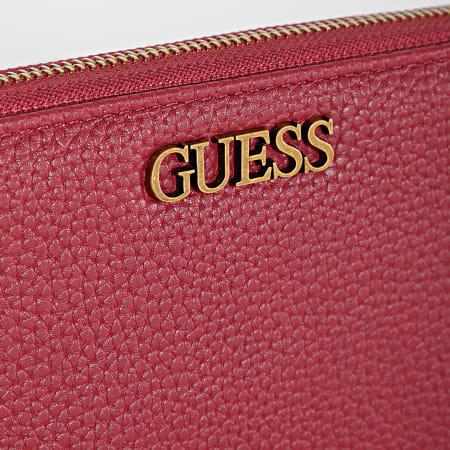 Guess - Portefeuille Femme Alby Rouge