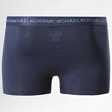 Michael Kors - Lot De 3 Boxers Supreme Touch Supima Bleu Marine