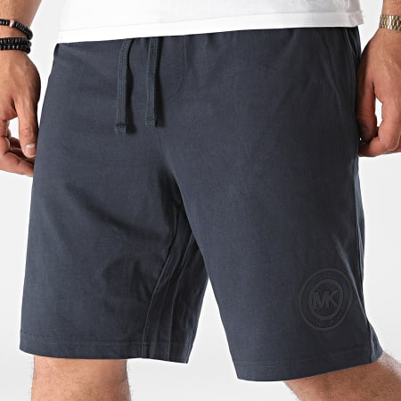 Michael Kors - Pantaloncini da jogging in jersey pescato blu navy