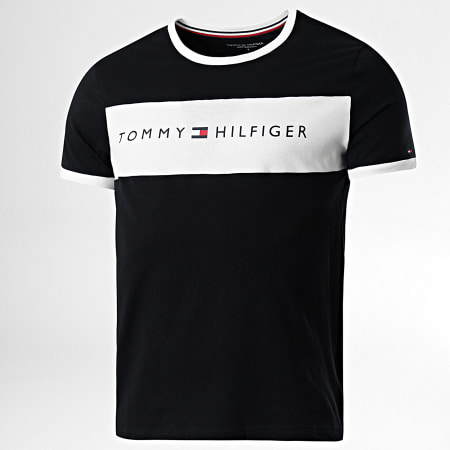 Tommy Hilfiger - Tee Shirt CN Logo Flag 1170 Noir