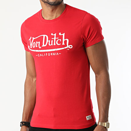 Von Dutch - Tee Shirt Life Rouge