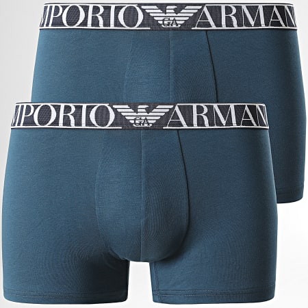 Emporio Armani - Lot De 2 Boxers 111769 Bleu